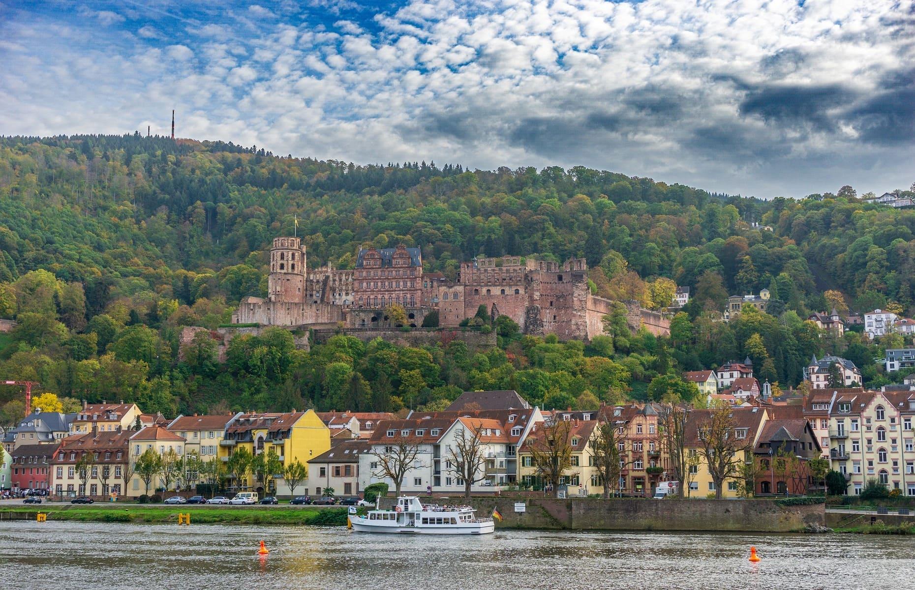 Now: Heidelberg Castle